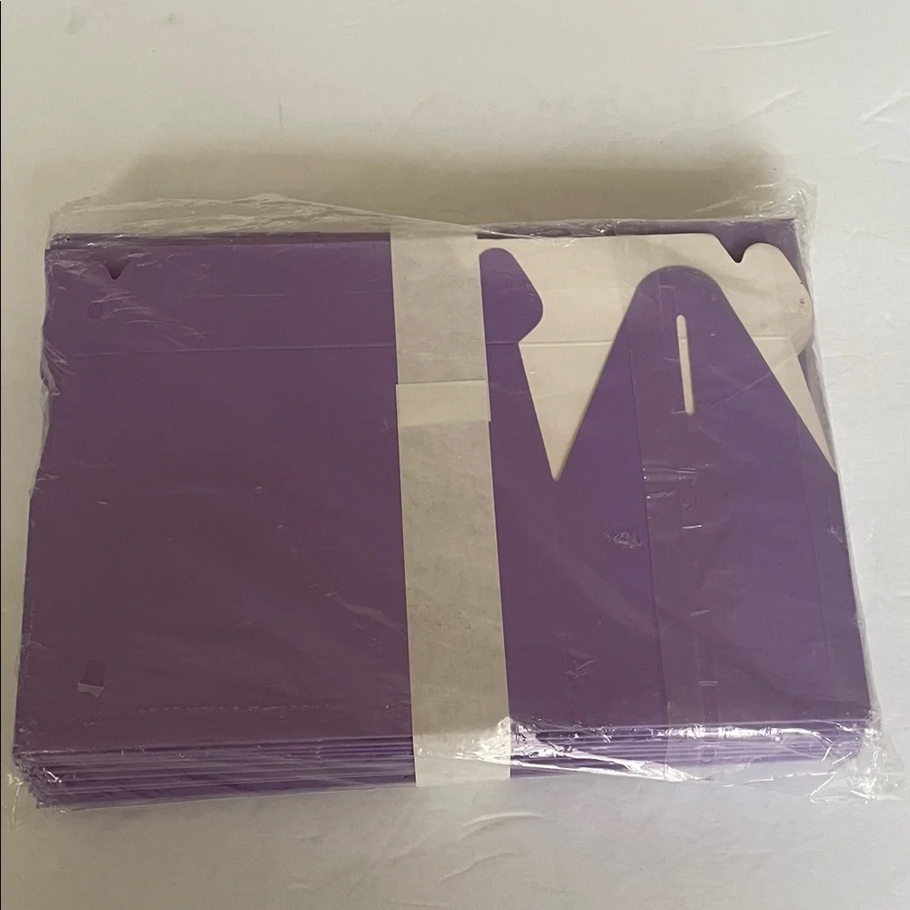 New Unicopak 30 Pack Purple Gable Party Favor Gift Boxes 6.5”x3.5”x3.5”